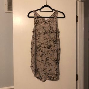 Patterned tunic tank